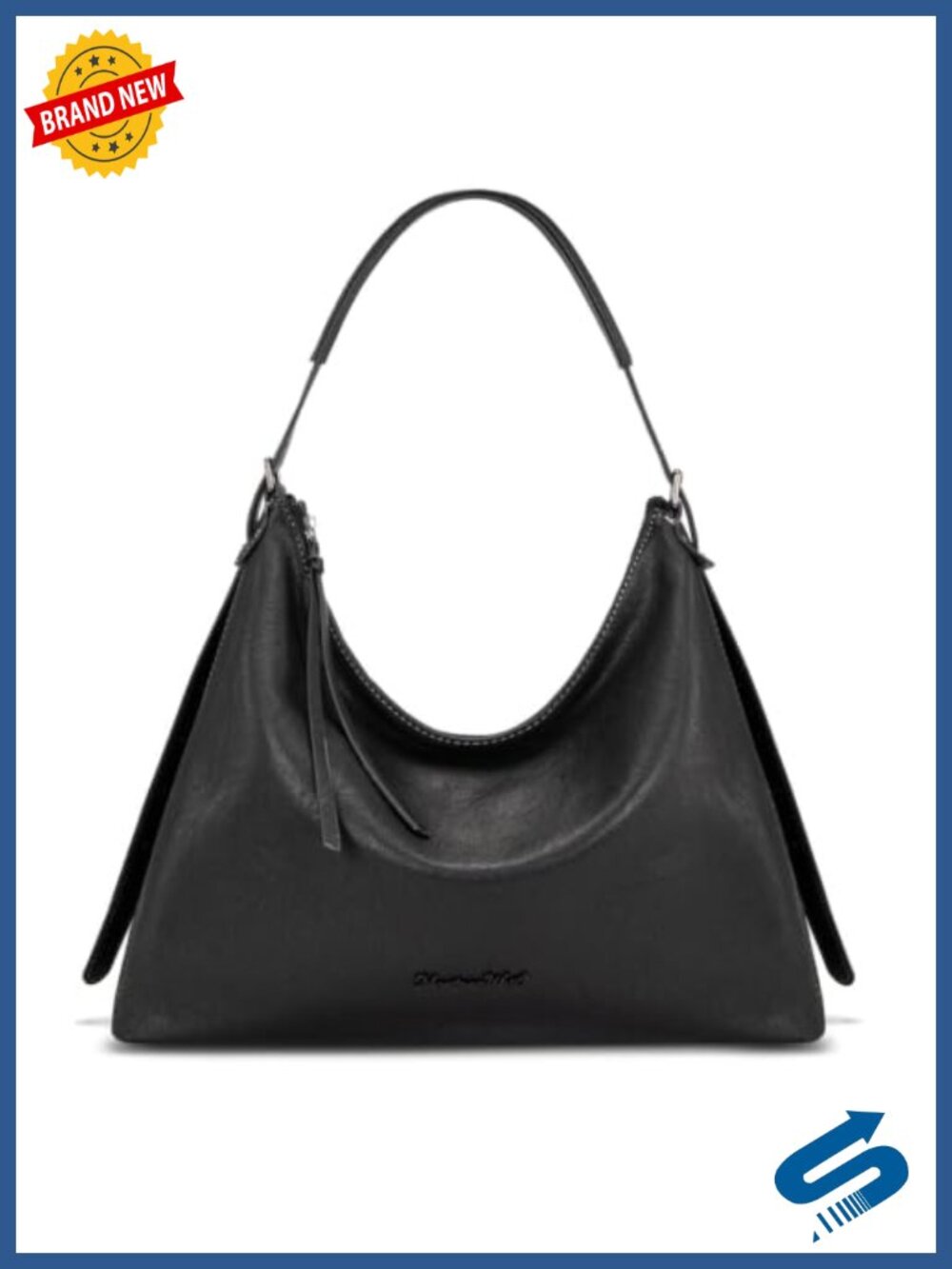 Large Slouchy Hobo Bag Women Ultra Soft Vegan Leather Shoulder Handbag
